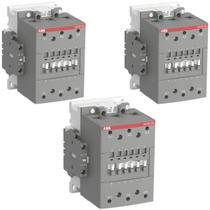 3 Contator Industrial ABB AX95 95A 1NA+1NF AC-3 Trifásico 3 Contator Industrial ABB AX95 95A 1NA+1NF AC-3 Trifásico