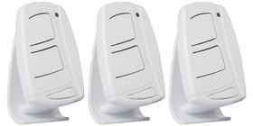 3 Controle Portão Eletrônico Alarme 433,92mhz Code Learn Tx TOP Garen Ppa Rcg com Clip de Fixação Branco 3 Controle Portão Eletrônico Alarme 433,92mhz Code Learn Tx TOP Garen Ppa Rcg com Clip de Fixação Branco