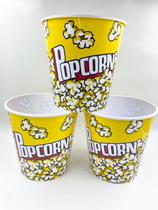3 Copos Popcorn Plástico 3000ml - CLINK