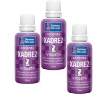 3 Corante Líquido Xadrez Violeta