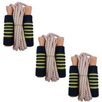 3 Corda De Pular Funcional Treino exercício funcional Jump Laranja