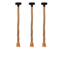 3 Cordas Pendente Sisal Retro Rústico Vintage 1,80M Nó Laço