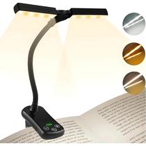 3 Cores 14 LED USB Recarregável Luz De Livro 8 Brilho Lâmpada De Leitura Portátil Mini Lâmpada De