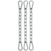 3 Correntes Extensora Para Treino De Puxador Alto E Remada Sentada Com Mosquetão Kit 3 Correntes Extensora Para Treino De Puxador Alto E Remada Sentada Com Mosquetão Kit