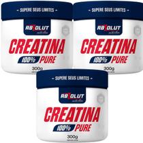 3 creatina pura monohidratada 300g absolut 3 creatina pura monohidratada 300g absolut