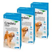 3 Credeli Antipulgas Carrapatos Cães 22 A 45kg 3 Comprimidos 3 Credeli Antipulgas Carrapatos Cães 22 A 45kg 3 Comprimidos