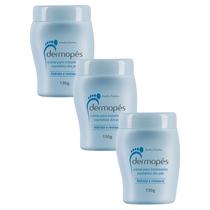 3 Creme Hidratante para Tratamento de Pés Ressecados e Rachados Dermopés 130 g