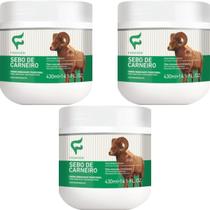 3 Creme Hidratante Tradicional Fashion Cosméticos Sebo de Carneiro Pote 430ml 3 Creme Hidratante Tradicional Fashion Cosméticos Sebo de Carneiro Pote 430ml