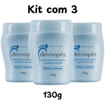 3 Creme p/ Pes Dermopes Hidrata Restaura 130g Abelha Rainha 3 Creme p/ Pes Dermopes Hidrata Restaura 130g Abelha Rainha