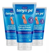 3 Creme Reparador Para Calcanhares Danificados Tenys Pé 60g