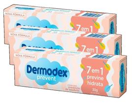 3 Dermodex Prevent Creme para Prevenção de Assaduras 30g