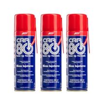3 Descarbonizante Car 80 300Ml Limpa Bicos Injetores E Carburadores Limpeza Profunda Do Motor Remove Carbono Alta Performance Automotiva Spray 3 Descarbonizante Car 80 300Ml Limpa Bicos Injetores E Carburadores Limpeza Profunda Do Motor Remove Carbono Alta Performance Automotiva Spray
