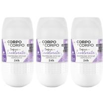 3 Desodorante Antiperspirante Roll on Envolvente 50ml Davene