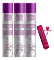 3 Desodorante Sedução Permita-se Dokmos + Batom Liquido Rosa Selvagem Cor Variada 3 Desodorante Sedução Permita-se Dokmos + Batom Liquido Rosa Selvagem Cor Variada