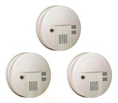 3 Detectores de Fumaça com Alarme - DNI 6915 3 Detectores de Fumaça com Alarme - DNI 6915