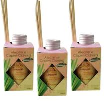 3 Difusor Ambiente Aromas Palito Cheirinho Odorizador Ar 100ml Perfumador Marca Luz Aroma - Envio Já
