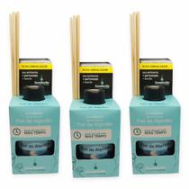 3 Difusor Ambiente Aromatizador Vareta Aromas Aromatizante Perfume Casa Senalândia 280ml - Envio Já