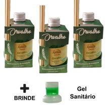 3 Difusor Ambiente de Orvalho Aromatizante Vareta Luz Aromas 280ml Odorizador Cheiroso Ar - Envio Já