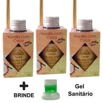 3 Difusor Ambiente de Vanilla com Coco Aromatizante Varetas Perfume Casa 100ml Luz Aromas - Envio Já 3 Difusor Ambiente de Vanilla com Coco Aromatizante Varetas Perfume Casa 100ml Luz Aromas - Envio Já