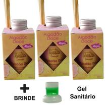 3 Difusor Aromas Ambiente Varetas Cheirinho Odorizador 100ml Perfumador Marca Luz Aromas - Envio Já
