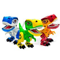 3 Dinossauros Suporte Para Celular Brinquedo com led Azul Nova Ornamento Mesa