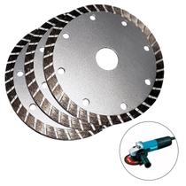 3 Disco Corte Diamantado Concreto Mármore P/ Esmerilhadeira