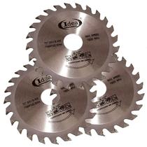 3 Disco Madeira Serra Circular Para Esmerilhadeira 24 Dentes