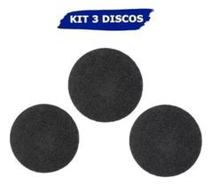 3 Disco Preto Para Enceradeira Remover 440Mm 3M Scotch-Brite