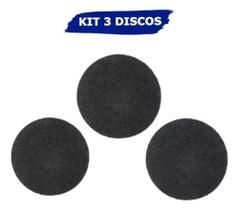3 Disco Preto Para Enceradeira Remover 510mm 3M Scotch-Brite