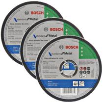 3 Discos de Corte Standard For Metal/inox Original Bosch