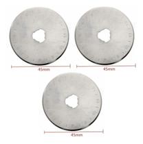 3 Discos Lâmina 45mm Cortador Circular Manual Patchwork