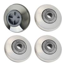 3 Dispositivos De Retorno + 1 Aspiração Piscina Aço Inox 316