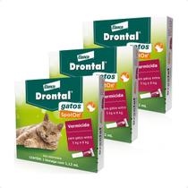 3 Drontal Gatos Spoton 5kg A 8kg 1,12 Ml Profender 3 Drontal Gatos Spoton 5kg A 8kg 1,12 Ml Profender