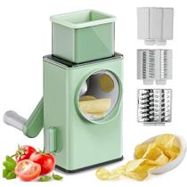 3 em 1 multifuncional vegetal slicer manual acessórios de cozinha ralador vegetal chopper cortador redondo batata alho