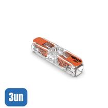3 Emendas Inline Reta 2 Vias 0,25-4,0MM 221-2411 - Wago 3 Emendas Inline Reta 2 Vias 0,25-4,0MM 221-2411 - Wago