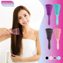 3 Escova Polvo Modeladora Cabelo Crespo Massagem Fitagem 3 Escova Polvo Modeladora Cabelo Crespo Massagem Fitagem