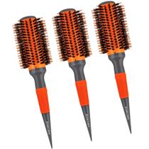 3 Escova Profissional Thermal Ceramic Orange 65MM Marco Boni