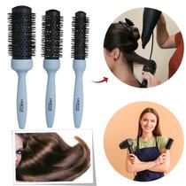 3 Escovas De Cabelo Profissional Térmica Em Carbono Vertix