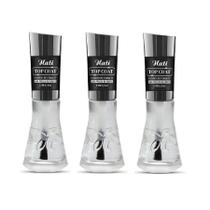 3 Esmalte Top Coat Fixador de Esmaltes 8ml - Nati