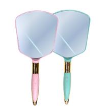 3 Espelhos De Mão Maquiagem Cabo Luxo 24cm