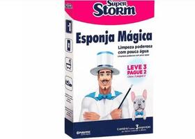 3 esponjas magicas super storm - MAJE SHOP MAGALU / GALPAO RJ