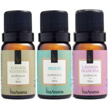 3 Essências 10ml para Aromatizador Elétrico Via Aroma 3 Essências 10ml para Aromatizador Elétrico Via Aroma