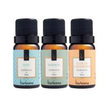 3 Essências Via Aroma 10ml (Baby, Bamboo e F. de Laranjeira) 3 Essências Via Aroma 10ml (Baby, Bamboo e F. de Laranjeira)