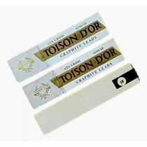 3 Estojos Grafites Mina 2.5mm Toison Dor 3b 4b 5b