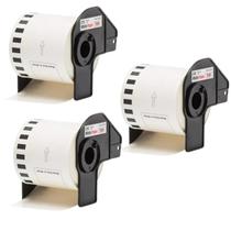 3 Etiqueta Compativel Uso Brother Ql800 Ql810 Dk-22251 2 cor