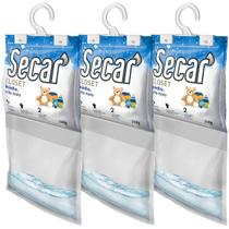 3 Evita Mofo Closet Guarda Roupa Pendurável 250G Secar 3 Evita Mofo Closet Guarda Roupa Pendurável 250G Secar