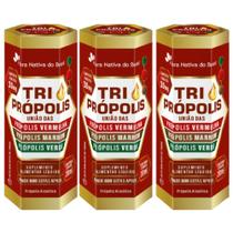 3 Extrato de Propolis Verde + Propolis Marrom + Propolis Vermelho 20ml Flora Nativa