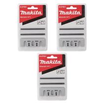 3 Faca Plaina 82 MM Fina 4PC Placa Suporte Makita D-07951 3 Faca Plaina 82 MM Fina 4PC Placa Suporte Makita D-07951