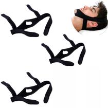 3 Faixa Cinta 3 Pontas Ajusta Conforto Sono Anti Ronco Apneia