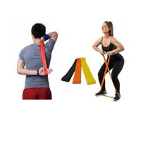 3 Faixas Elástica para Exercícios Fisioterapia Band 3 Faixas Elástica para Exercícios Fisioterapia Band